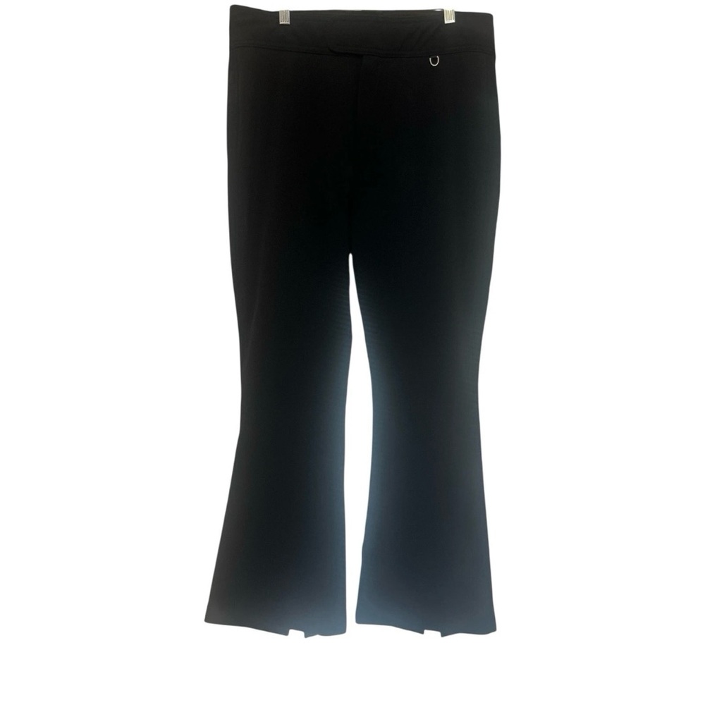 Men’s Black Ski Pants Schoeller WB400 Softshell Flared Zip Hems 34 R Made In USA
